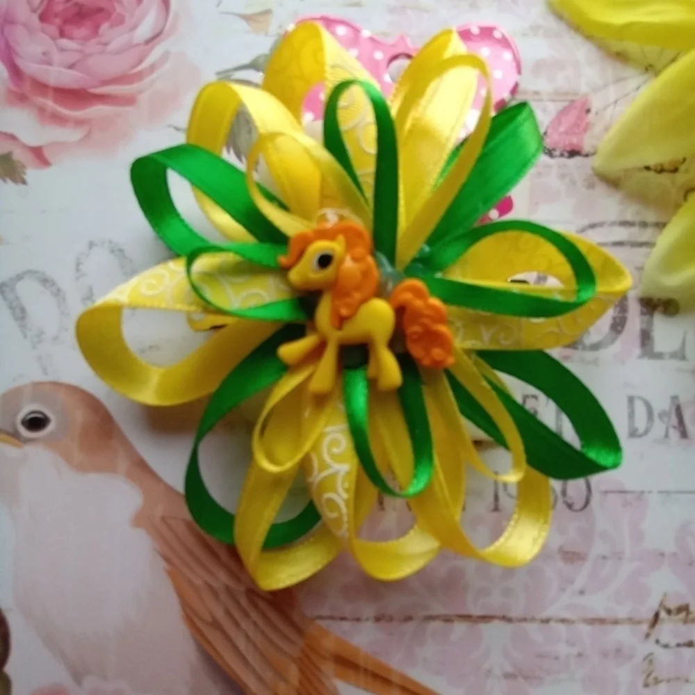 𝅺my little pony 5pc hair accessory set